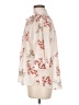 Assorted Brands Floral Ivory 3/4 Sleeve Button-Down Shirt Size 8 - photo 5