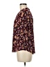 Vince Camuto Floral Burgundy 3/4 Sleeve Blouse Size M (estimated) - photo 5