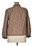 J. McLaughlin 100% Tencel Tweed Brown Long Sleeve Blouse Size XL - photo 2