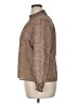 J. McLaughlin 100% Tencel Tweed Brown Long Sleeve Blouse Size XL - photo 5