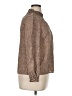 J. McLaughlin 100% Tencel Tweed Brown Long Sleeve Blouse Size XL - photo 4