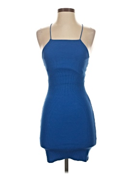 long sleeve blue velvet dress Kate Velvet Shirt Dress-Sapphire Blue main image 1