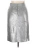 Court & Rowe 100% Polyester Metallic Silver Formal Skirt Size 14 - photo 2