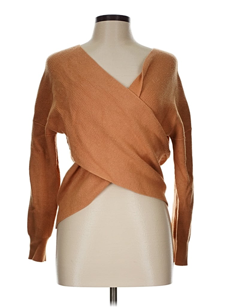 Pre-owned Zesica Pullover Sweater In Brown