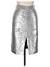 Court & Rowe 100% Polyester Metallic Silver Formal Skirt Size 14 - photo 1