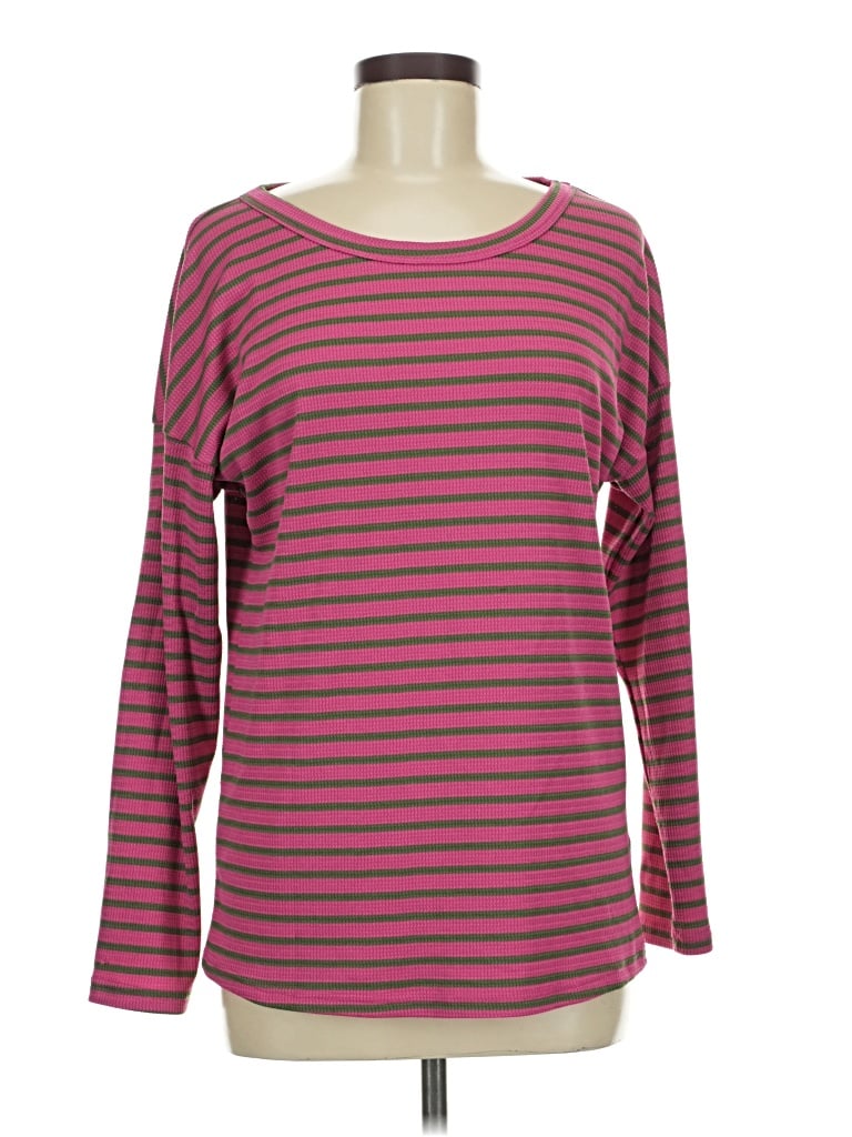 Pre-owned Ekouaer Long Sleeve T-shirt In Burgundy