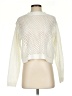 Orange Kiss 100% Acrylic Polka Dots Ivory Pullover Sweater Size S - photo 1