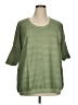 Peruvian Connection 100% Cotton Green 3/4 Sleeve Top Size XL - photo 1