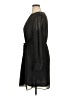 Ann Taylor 100% Polyester Polka Dots Black Casual Dress Size 14 - photo 5