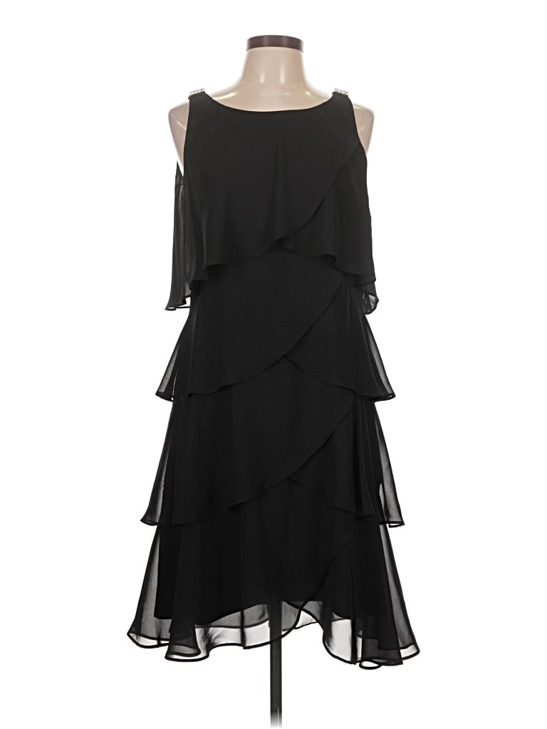 Pre-owned Signature Cocktail Dress In Black