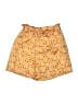 BTFL- Life 100% Polyester Paisley Yellow Shorts Size S - photo 2