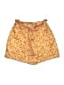 BTFL- Life 100% Polyester Paisley Yellow Shorts Size S - photo 1