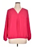 Chaus 100% Polyester Pink 3/4 Sleeve Blouse Size XL - photo 1