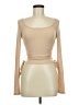 Shein Tan Long Sleeve Top Size 6 - photo 1