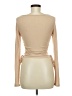 Shein Tan Long Sleeve Top Size 6 - photo 2
