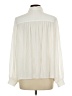 T Tahari 100% Polyester Ivory Long Sleeve Blouse Size L - photo 2