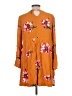 Unbranded 100% Rayon Orange 3/4 Sleeve Blouse Size L - photo 2