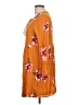 Unbranded 100% Rayon Orange 3/4 Sleeve Blouse Size L - photo 5