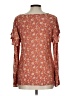 Perfect Peach Orange 3/4 Sleeve Blouse Size L - photo 2