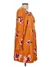 Unbranded 100% Rayon Orange 3/4 Sleeve Blouse Size L - photo 4