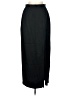 Niteline 100% Silk Solid Black Silk Skirt Size 8 - photo 1