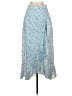 Shein 100% Polyester Paisley Blue Casual Skirt Size 4 - photo 1