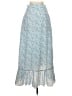 Shein 100% Polyester Paisley Blue Casual Skirt Size 4 - photo 2