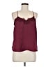 Nine West 100% Polyester Burgundy Sleeveless Blouse Size M (petite) - photo 1