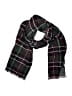 Zara Plaid Burgundy Green Scarf One size - photo 1