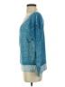 Sundance Metallic Blue Pullover Sweater Size S - photo 5
