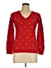 J.Crew Factory Store Polka Dots Red Pullover Sweater Size L - photo 1