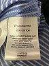 Sanctuary 100% Cotton Stripes Blue Long Sleeve Button-Down Shirt Size XL - photo 7