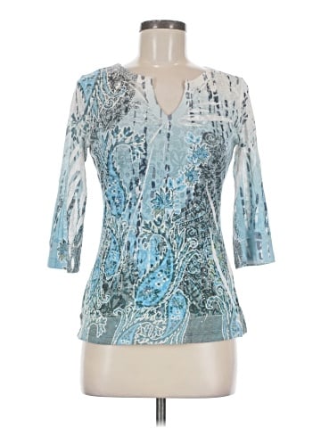 Cubism 3/4 Sleeve Blouse (view 1)