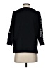 Ruby Rd. Black 3/4 Sleeve Top Size S - photo 2