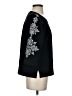 Ruby Rd. Black 3/4 Sleeve Top Size S - photo 4