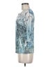 Cubism Blue 3/4 Sleeve Blouse Size M - photo 5