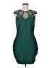 Guess Argyle Green Cocktail Dress Size M - photo 1