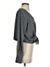 Abbeline 100% Polyester Gray Long Sleeve Blouse Size S - photo 4