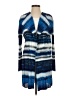 Chico's 100% Polyester Blue Kimono Size S (estimated) - photo 1