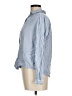 Ann Taylor LOFT 100% Rayon Stripes Blue Long Sleeve Blouse Size M - photo 5