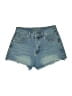 Cali1850 Blue Denim Shorts Size 26 waist - photo 1