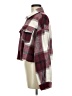 Hyfve 100% Polyester Plaid Burgundy Jacket Size M - photo 5