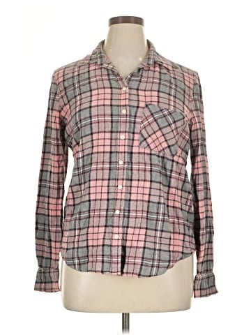 Aeropostale Long Sleeve Button-Down Shirt (view 1)