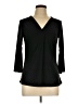 Assorted Brands Black 3/4 Sleeve Top Size L - photo 1