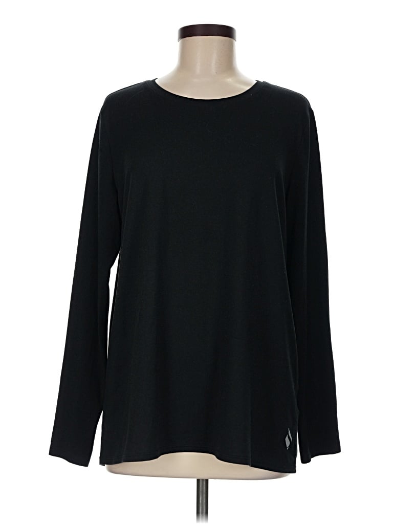 Pre-owned Skechers Long Sleeve T-shirt In Black