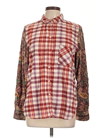 Holding Horses Long Sleeve Button-Down Shirt (view 1)