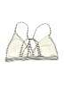 Unbranded Stripes Ivory White Swimsuit Top Size XS (estimated) - photo 2