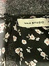Max Studio 100% Polyester Black 3/4 Sleeve Top Size M (estimated) - photo 7