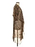 Lularoe 100% Polyester Brown Kimono Size S - photo 4