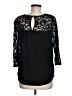 Old Navy 100% Rayon Black 3/4 Sleeve Blouse Size M - photo 2